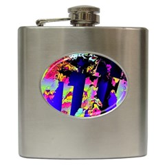 Neon Aggression Hip Flask (6 Oz) by MRNStudios