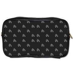 Bicycle Signal Street Motif Print Pattern Toiletries Bag (one Side) by dflcprintsclothing