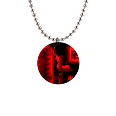 Red Light 1  Button Necklace by MRNStudios