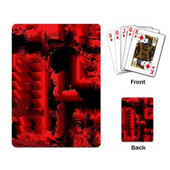 Red Light Playing Cards Single Design (rectangle) by MRNStudios