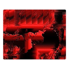 Red Light Double Sided Flano Blanket (large)  by MRNStudios