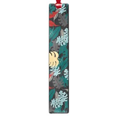 Tropical Autumn Leaves Large Book Marks by tmsartbazaar