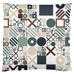 Mosaic Print Large Cushion Case (one Side) by designsbymallika