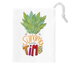 Summer Time Drawstring Pouch (4xl) by designsbymallika