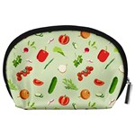 Seamless Pattern With Vegetables  Delicious Vegetables Accessory Pouch (Large) Back