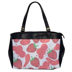 Strawberry Cow Pet Oversize Office Handbag by Magicworlddreamarts1