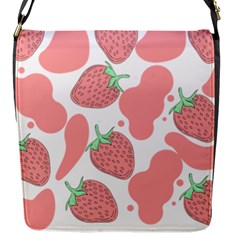 Strawberry Cow Pet Flap Closure Messenger Bag (s)