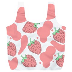 Strawberry Cow Pet Full Print Recycle Bag (xl) by Magicworlddreamarts1