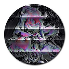 Techno Bouquet Round Mousepads by MRNStudios