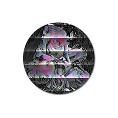 Techno Bouquet Magnet 3  (round) by MRNStudios