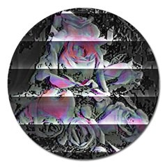 Techno Bouquet Magnet 5  (round) by MRNStudios