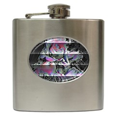 Techno Bouquet Hip Flask (6 Oz) by MRNStudios