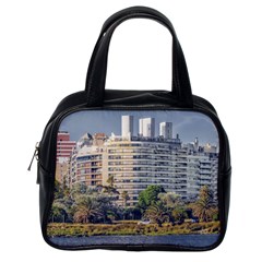 Urban Coastal Scene, Montevideo Uruguay Classic Handbag (one Side) by dflcprintsclothing