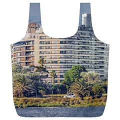 Urban Coastal Scene, Montevideo Uruguay Full Print Recycle Bag (xl) by dflcprintsclothing