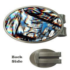 Rainbow Vortex Money Clips (Oval) 