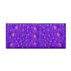 Paradise Flowers In A Peaceful Environment Of Floral Freedom Hand Towel by pepitasart