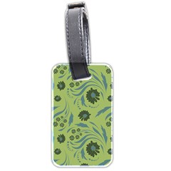 Folk Flowers Art Pattern Luggage Tag (two Sides) by Eskimos