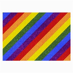 Lgbt Pride Motif Flag Pattern 1 Large Glasses Cloth (2 Sides) by dflcprintsclothing