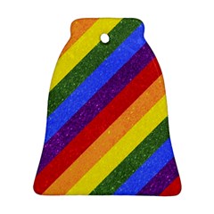 Lgbt Pride Motif Flag Pattern 1 Ornament (bell) by dflcprintsclothing