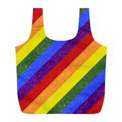 Lgbt Pride Motif Flag Pattern 1 Full Print Recycle Bag (l) by dflcprintsclothing