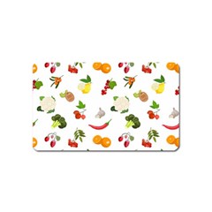 Fruits, Vegetables And Berries Magnet (name Card) by SychEva