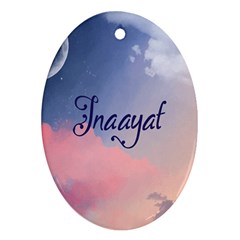 Inaayat Oval Ornament (two Sides) by designsbymallika