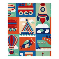 Travel With Love Shower Curtain 60  X 72  (medium)  by designsbymallika