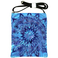 Fuzzball Mandala Shoulder Sling Bag by MRNStudios