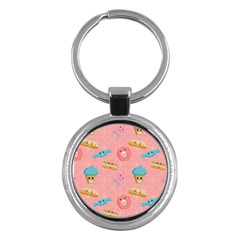 Toothy Sweets Key Chain (round) by SychEva