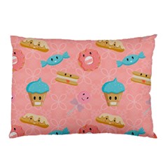 Toothy Sweets Pillow Case by SychEva