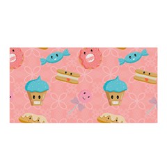 Toothy Sweets Satin Wrap by SychEva