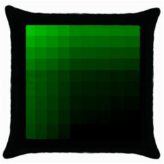 Zappwaits-green Throw Pillow Case (black) by zappwaits