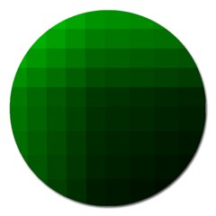 Zappwaits-green Magnet 5  (round)