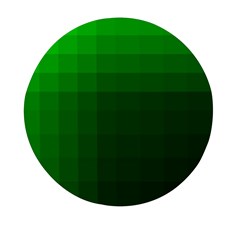 Zappwaits-green Mini Round Pill Box (pack Of 5) by zappwaits