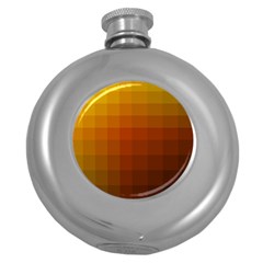Zappwaits - Color Gradient Round Hip Flask (5 Oz) by zappwaits