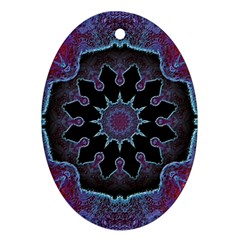 Framed Mandala Ornament (oval) by MRNStudios