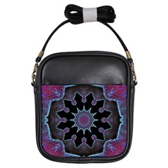 Framed Mandala Girls Sling Bag by MRNStudios