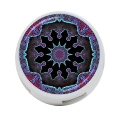 Framed Mandala 4-port Usb Hub (two Sides) by MRNStudios