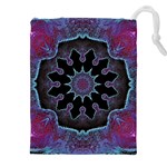 Framed Mandala Drawstring Pouch (5XL) Front