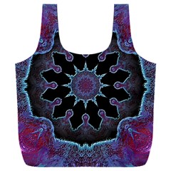 Framed Mandala Full Print Recycle Bag (xxl) by MRNStudios