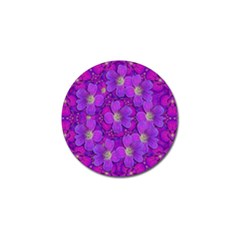 Fantasy Flowers In Paradise Calm Style Golf Ball Marker (4 Pack) by pepitasart