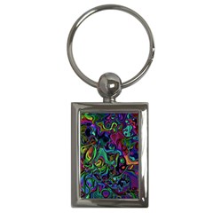 Brain Melt Key Chain (rectangle) by MRNStudios