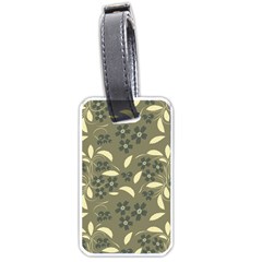 Folk Flowers Art Pattern  Luggage Tag (one Side) by Eskimos