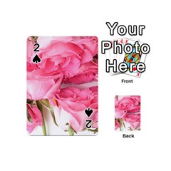 Magenta Bouquet Playing Cards 54 Designs (mini) by kaleidomarblingart