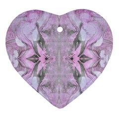 Pastels Symmetry Heart Ornament (two Sides)