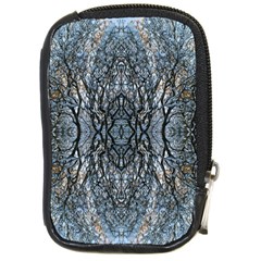 Nature Repeats Compact Camera Leather Case by kaleidomarblingart