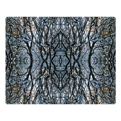 Nature Repeats Double Sided Flano Blanket (large)  by kaleidomarblingart