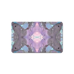 Marbled Patterns Magnet (name Card) by kaleidomarblingart