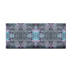 Turquoise Pink Module  Hand Towel by kaleidomarblingart