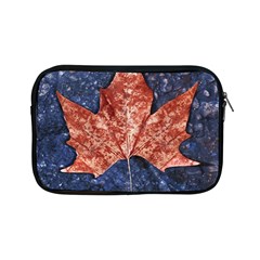 Wet Leaves Botanical Motif Photo Apple Ipad Mini Zipper Cases by dflcprintsclothing